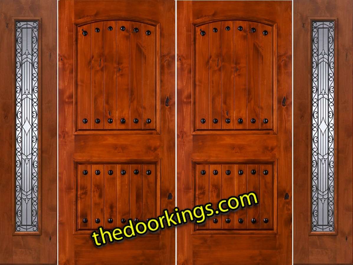 sw62 knotty alder with two sw53 sidelites